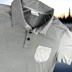 Columbia PFG Shirt‎ Men M Performance Fishing Gear Outdoors Pocket Stretch Hike